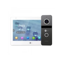 Комплект Neolight MEZZO Hybrid HD KIT Graphite: гибридный видеодомофон 10.1" с Wi-Fi и 2 Мп видеопанель